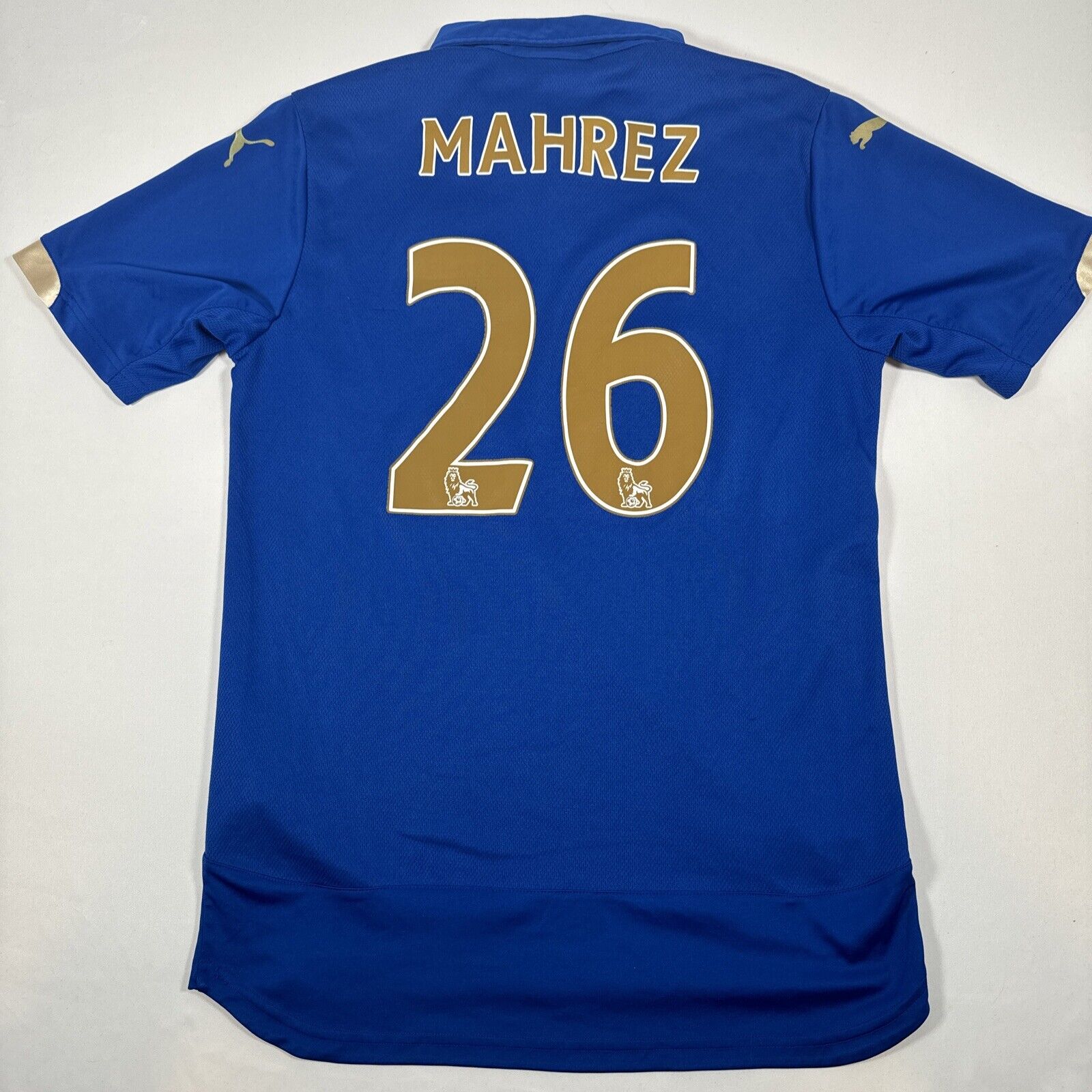 mahrez 26 leicester city 2014 2015 home football shirt medium2