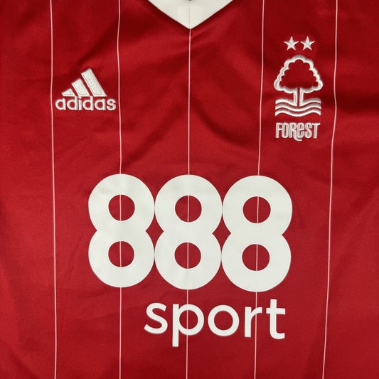 Nottingham Forest 2017/2018 Home Football Shirt  XL