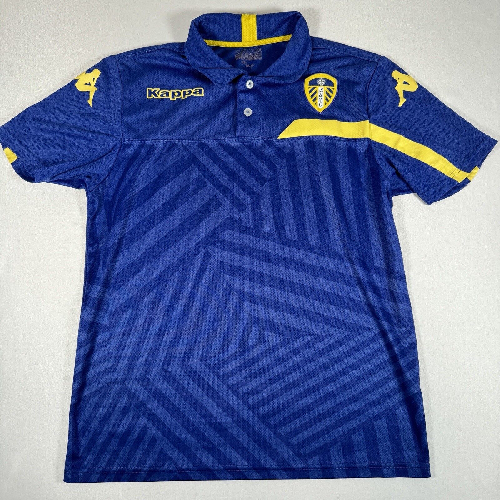 leeds united 2014 2015 blue training football shirt medium2