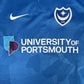 Portsmouth 2018/2019 Home Football Shirt  Men’s Small - Football Shirt Kingdom
