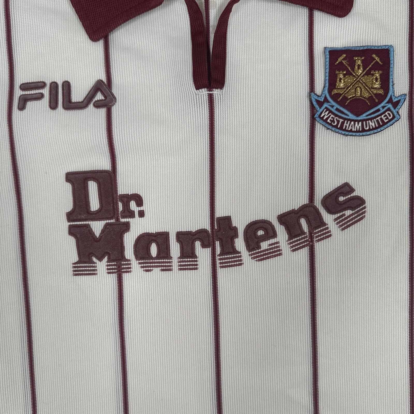 West Ham United 2002/2003 Away Football Shirt  Small - Football Shirt Kingdom