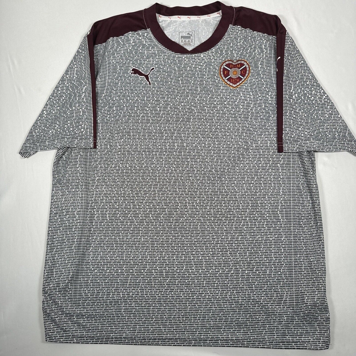 hearts heart of midlothian 2015 2016 foundation tribute football shirt 2xl xxl2
