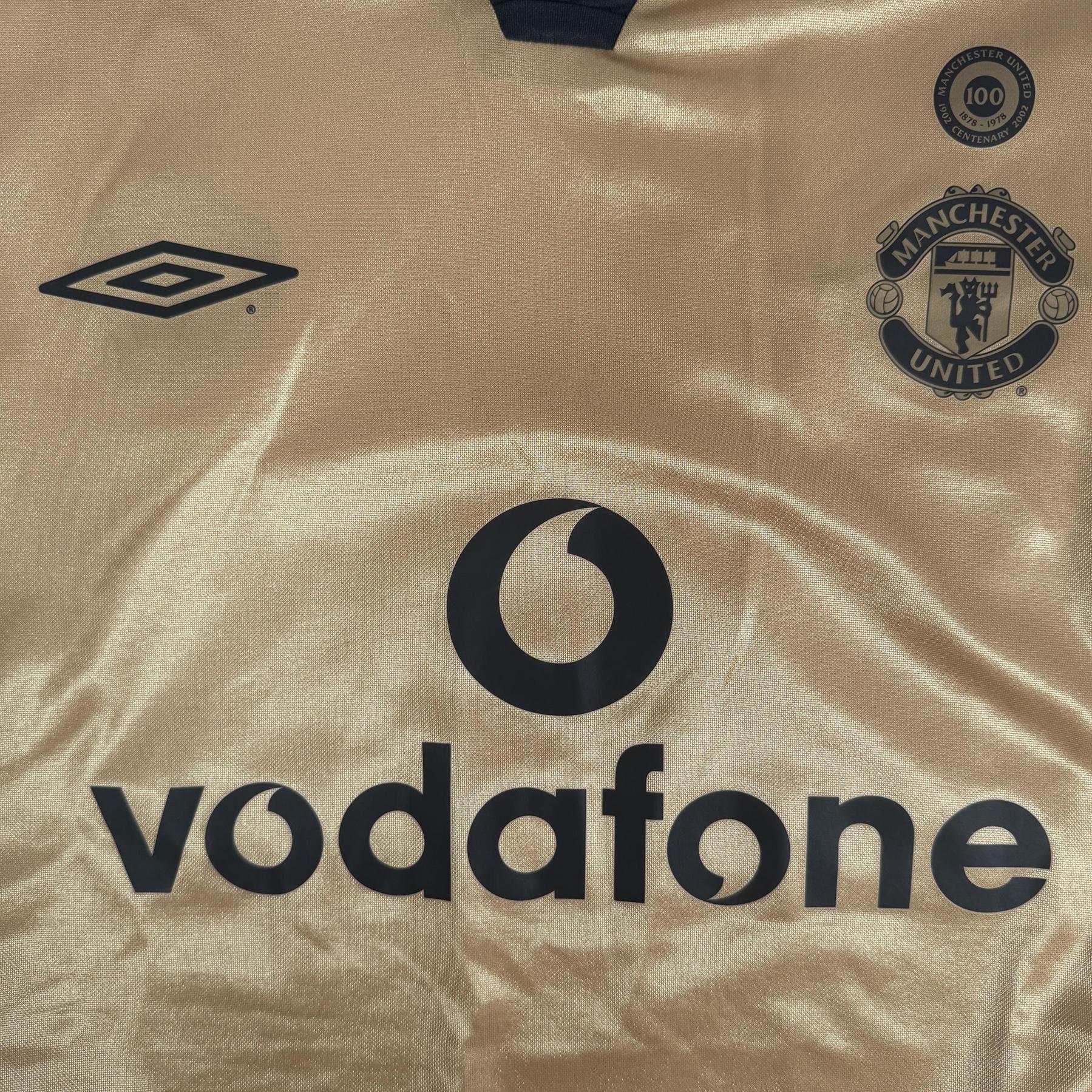 manchester united 2001 2002 away centenary football shirt large4