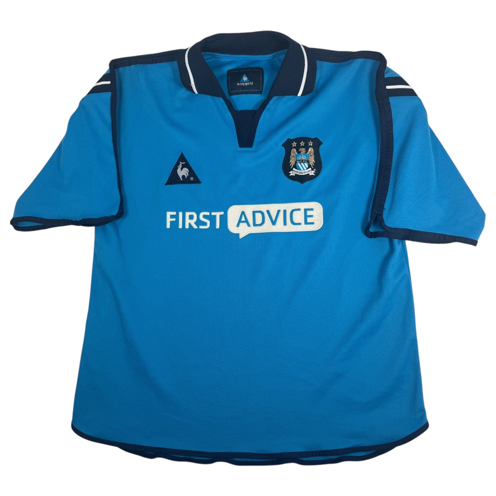 manchester city 2001 2002 2003 home football shirt xl2