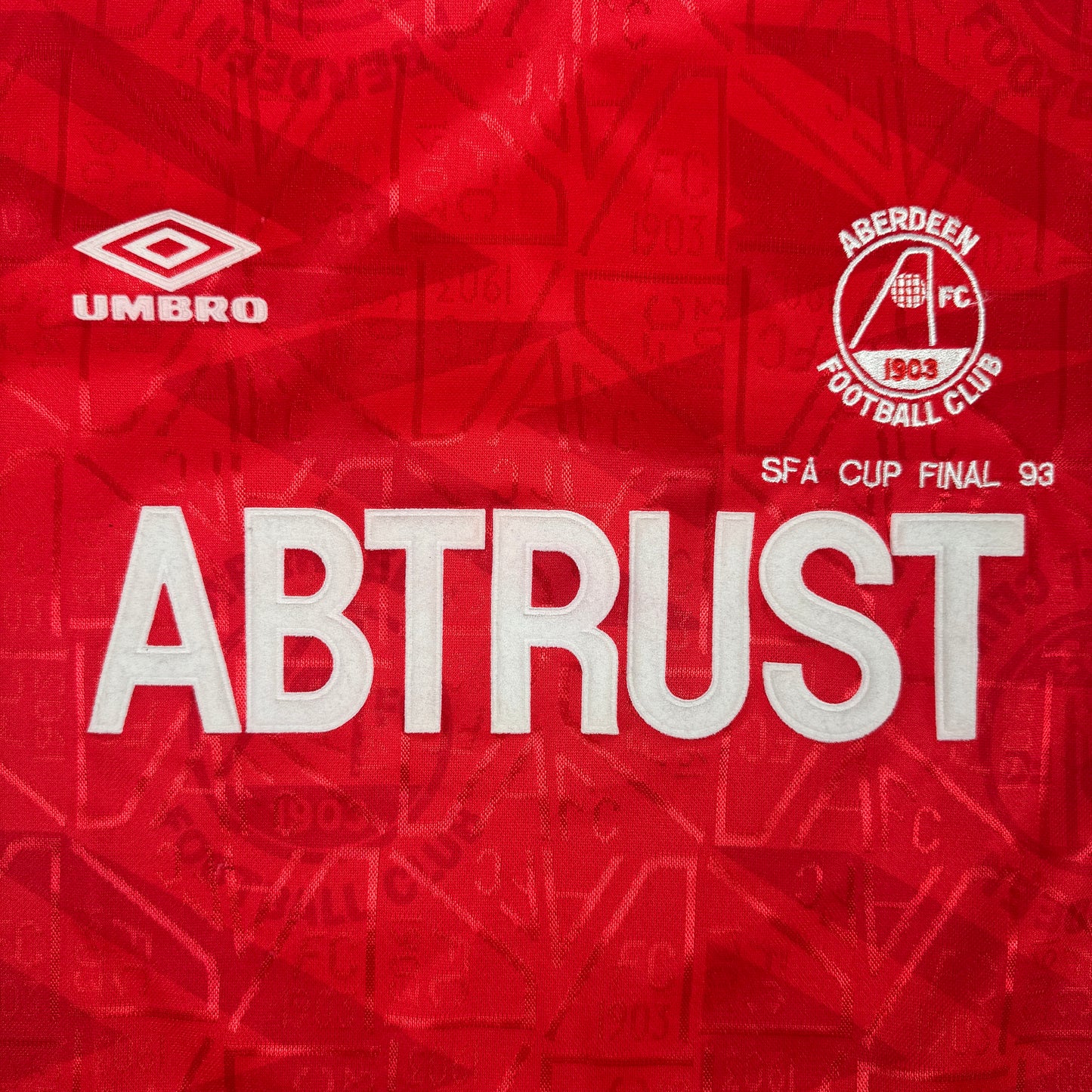 Aberdeen 1992/1993 SFA Cup Final Home Football Shirt Medium – Football Shirt Kingdom