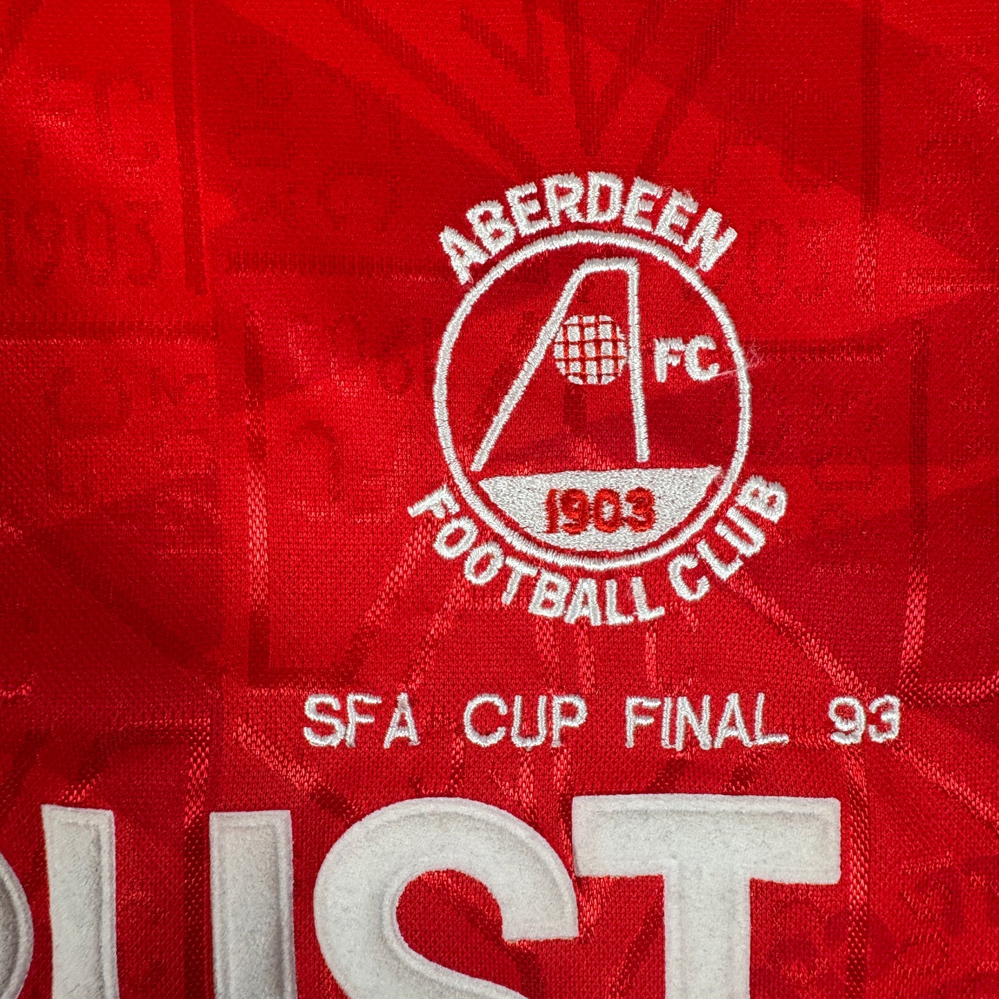Aberdeen 1992/1993 SFA Cup Final Home Football Shirt Medium – Football Shirt Kingdom