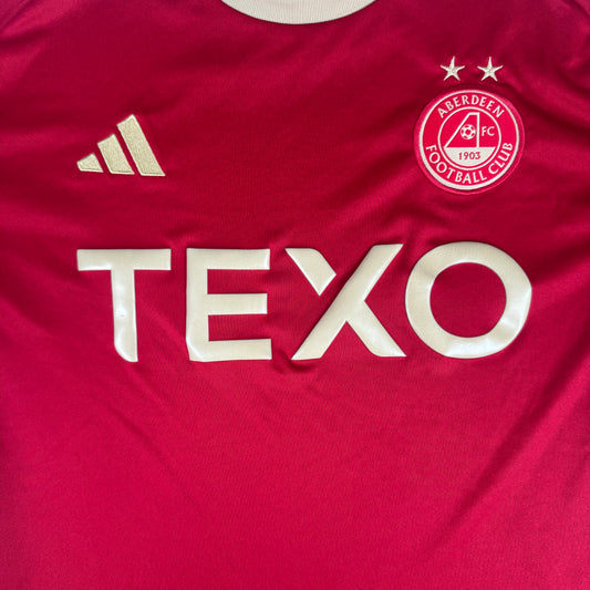 Aberdeen 2023/2024 Home Football Shirt Large – Football Shirt Kingdom