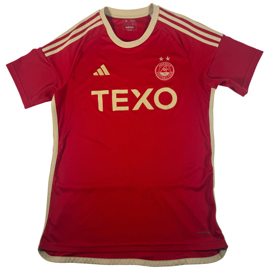 Front of Aberdeen 2023/2024 home football shirt, size Medium