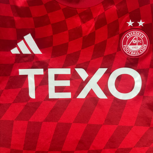Aberdeen 2024/2025 Home Football Shirt 3XL – Football Shirt Kingdom