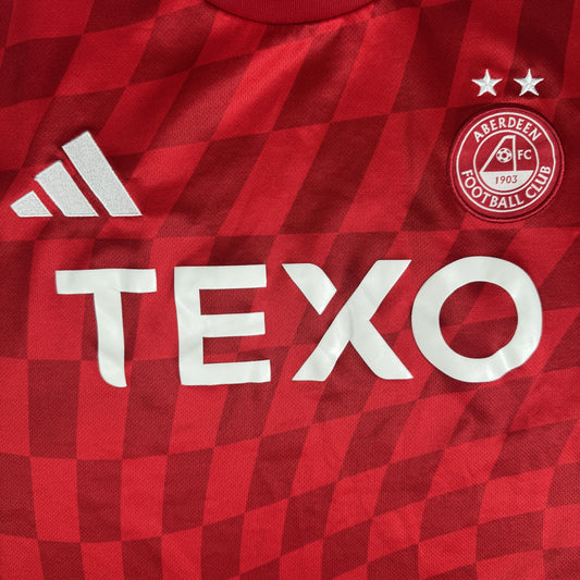 Aberdeen 2024/2025 Home Football Shirt 3XL
