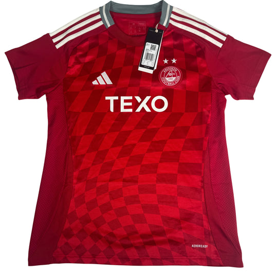 Front of Aberdeen 2024/2025 home football shirt, size Medium
