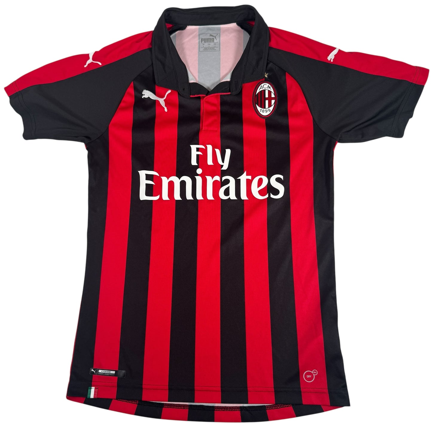AC Milan 2018/2019 Home Football Shirt Small – Football Shirt Kingdom
