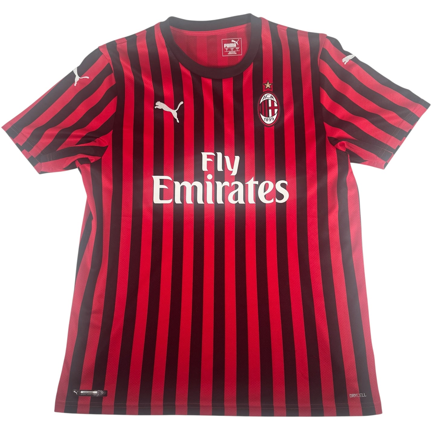 AC Milan 2019/2020 Home Football Shirt Large – Football Shirt Kingdom
