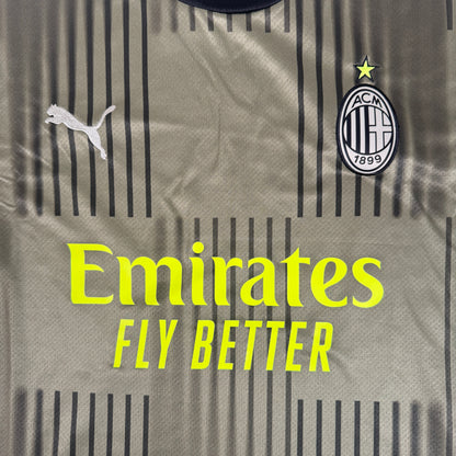 AC Milan 2022/2023 Third Football Shirt Large — front close-up