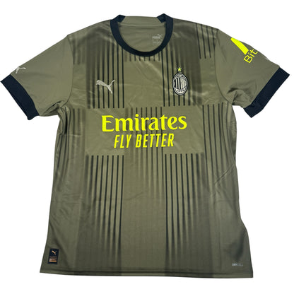 AC Milan 2022/2023 Third Football Shirt Large — full front view