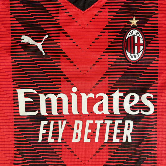 AC Milan 2023/2024 Home Football Shirt Medium