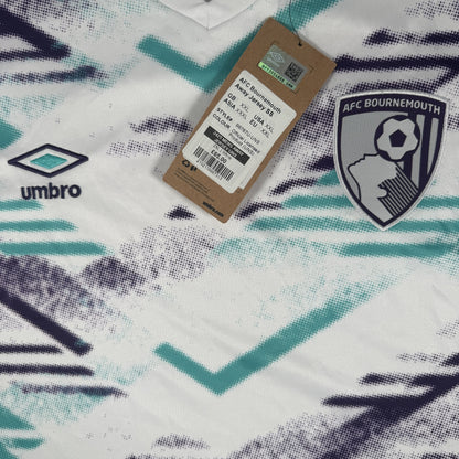 Close-up of AFC Bournemouth 2024/2025 away football shirt, size XXL