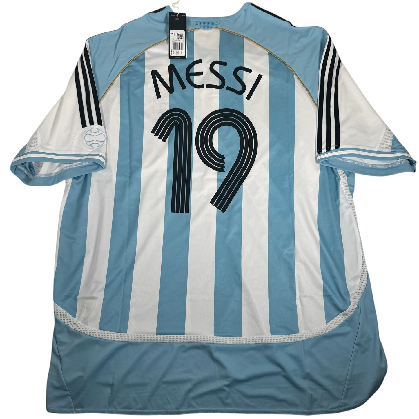 MESSI 19 Argentina 2006/2007/2008 Reissue Home Football Shirt 3XL XXXL BNWT – Football Shirt Kingdom