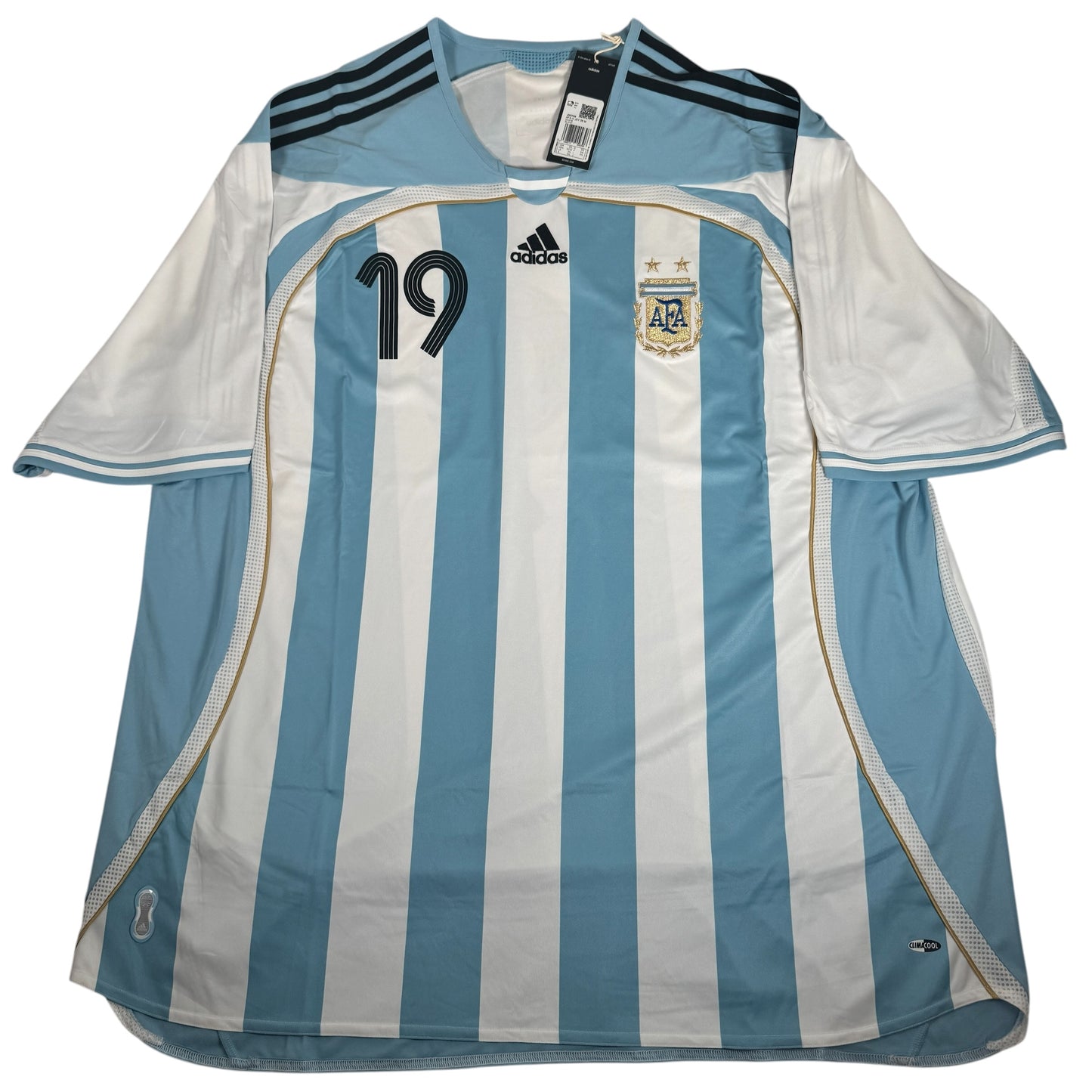 MESSI 19 Argentina 2006/2007/2008 Reissue Home Football Shirt 3XL XXXL BNWT – Football Shirt Kingdom