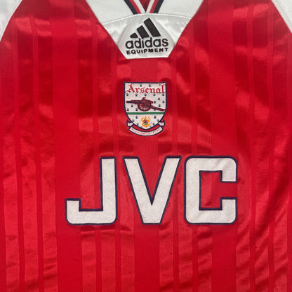 Arsenal 1992/1993/1994 Home Football Shirt Medium — front close-up