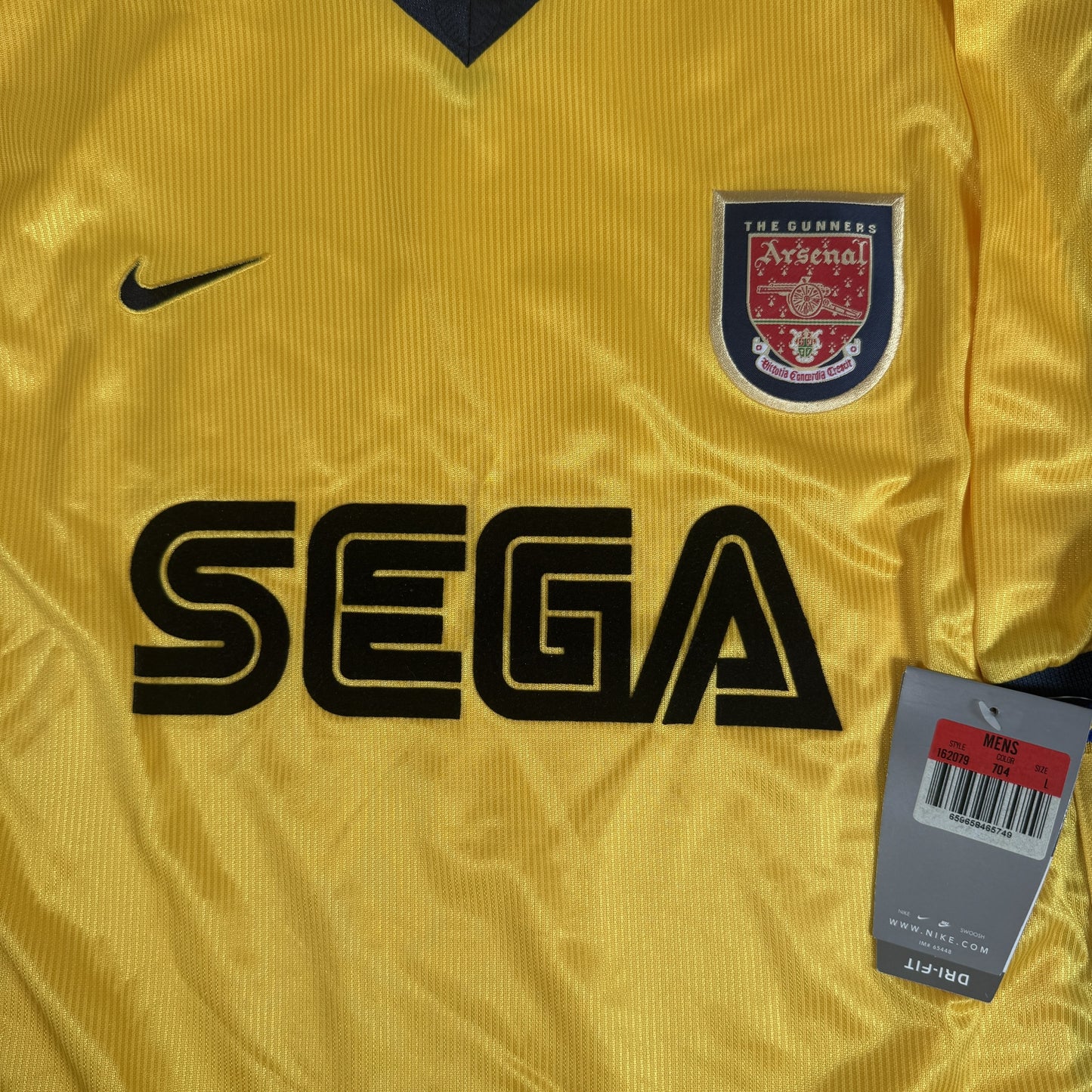 Arsenal 1999/2000/2001 Away Football Shirt Large BNWT