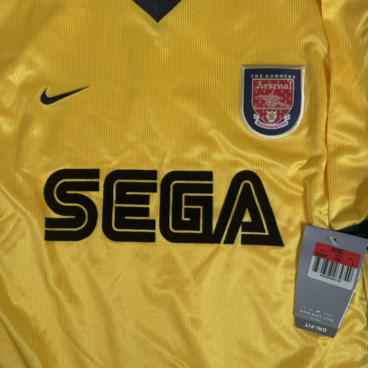 Arsenal 1999/2000/2001 Away Football Shirt Large BNWT