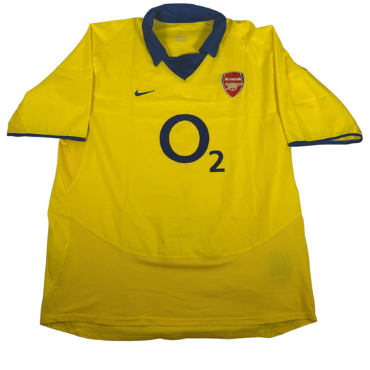 Arsenal 2003/2004 Away Third Football Shirt 2XL — full front view