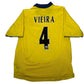 VIEIRA 4 Arsenal 2003/2004/2005 Away Third Football Shirt Large – Football Shirt Kingdom