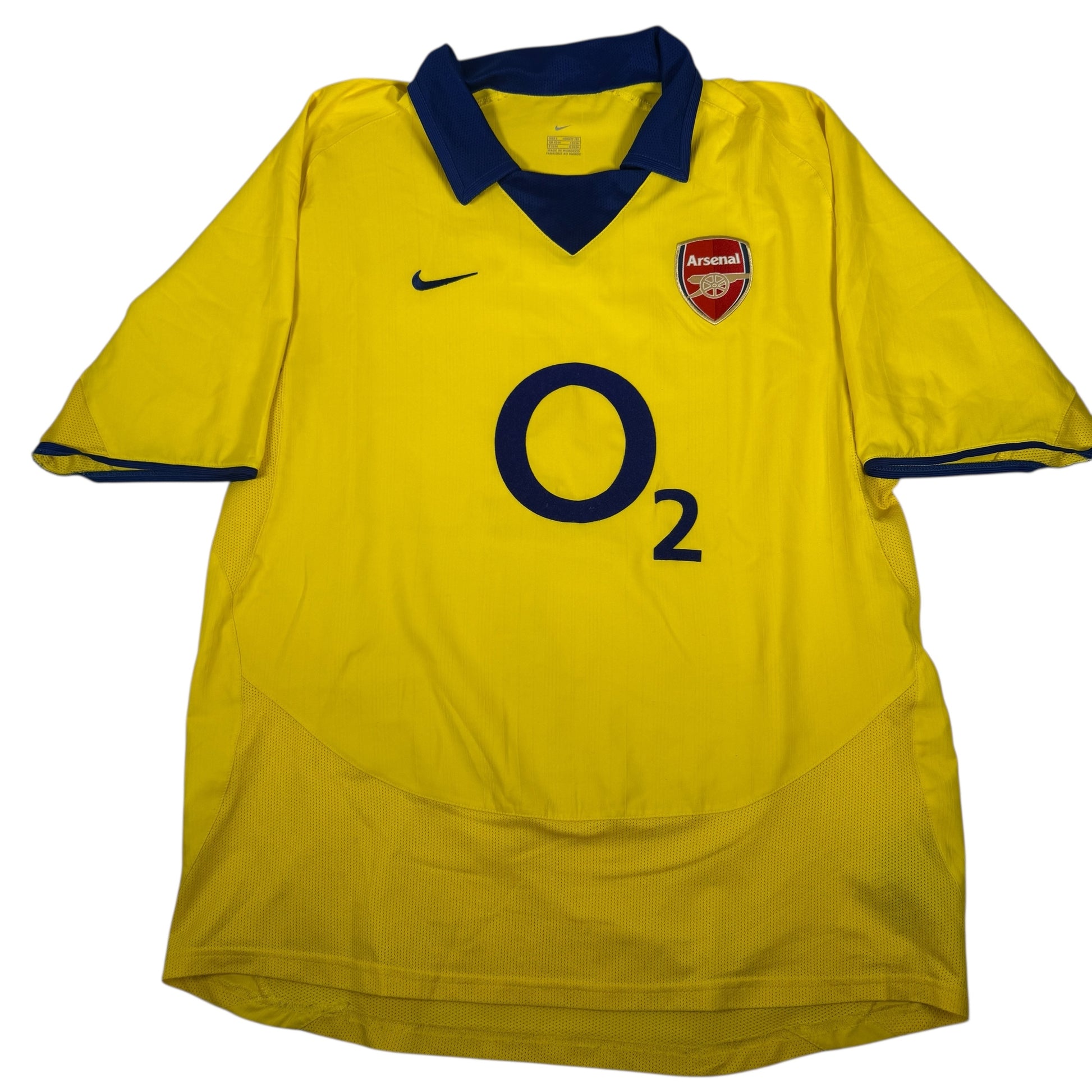 VIEIRA 4 Arsenal 2003/2004/2005 Away Third Football Shirt Large – Football Shirt Kingdom