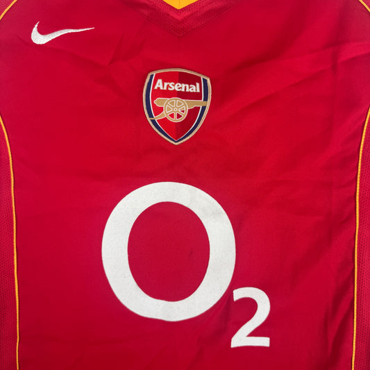 Arsenal 2004/2005 Home Football Shirt Small – Football Shirt Kingdom