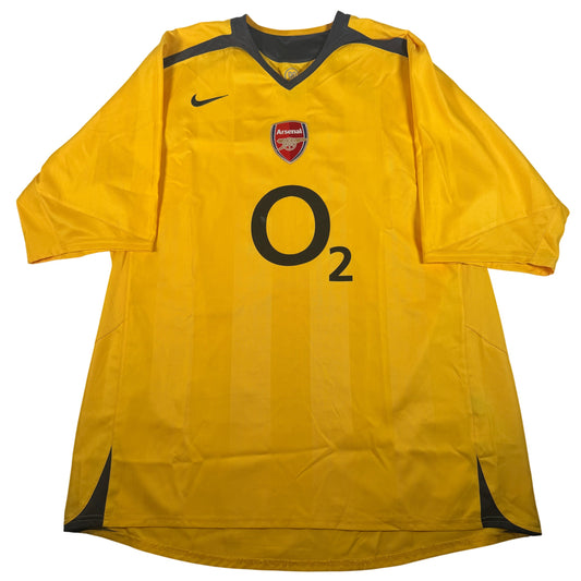 Front of Arsenal 2005/2006 away football shirt, size 3XL
