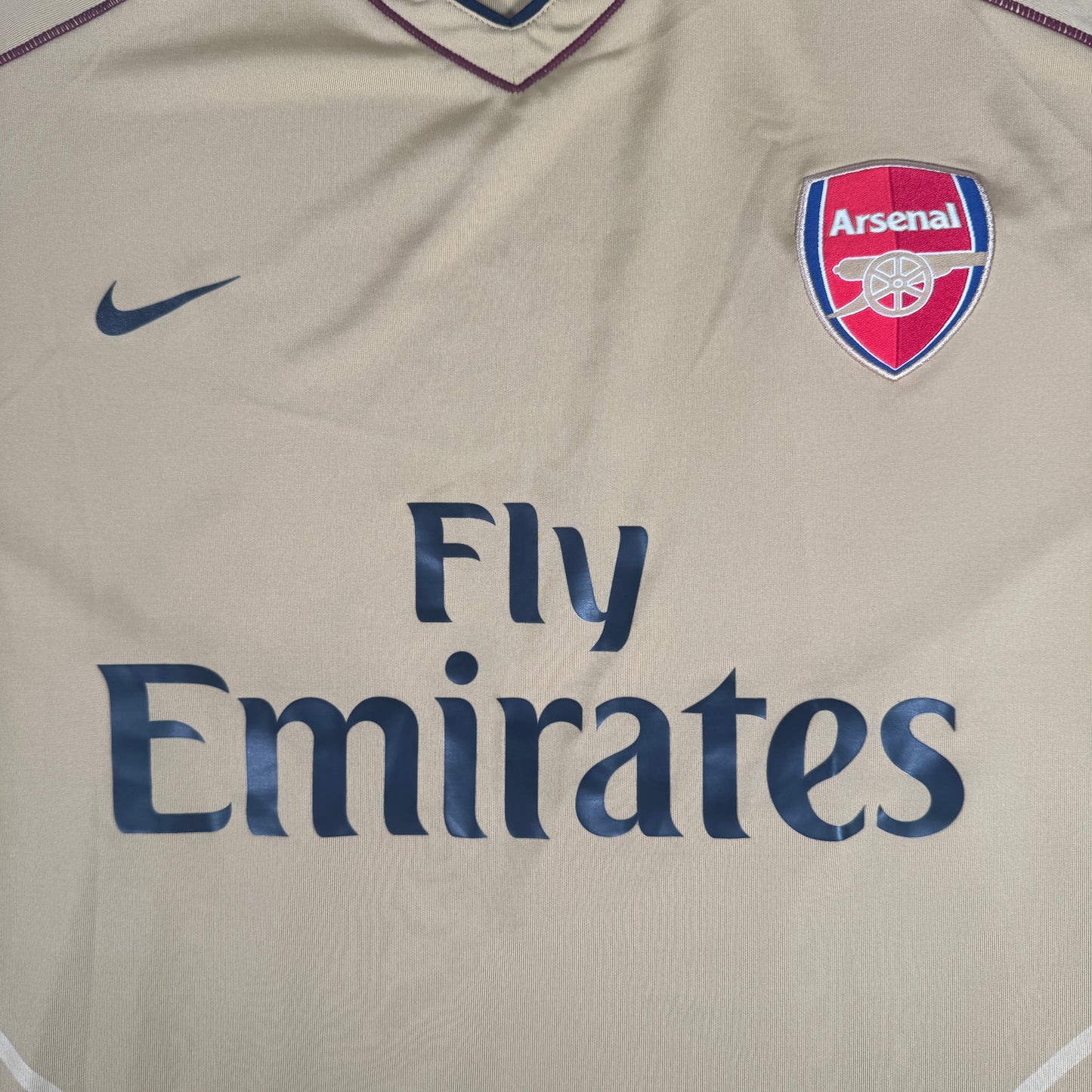 Arsenal 2007/2008 Gold Training Football Shirt 2XL – Football Shirt Kingdom