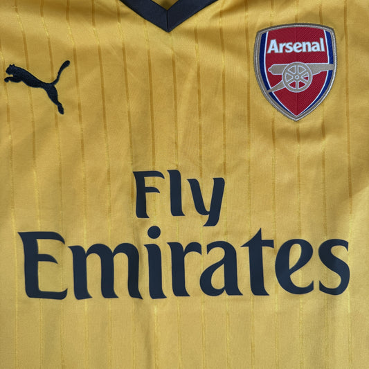 Arsenal 2015/2016 Away Football Shirt Childs Childs