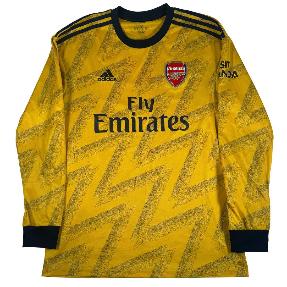 Front of Arsenal 2019/2020 away football shirt, size Medium