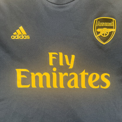 Close-up of Arsenal 2019/2020 third football shirt, size 3XL