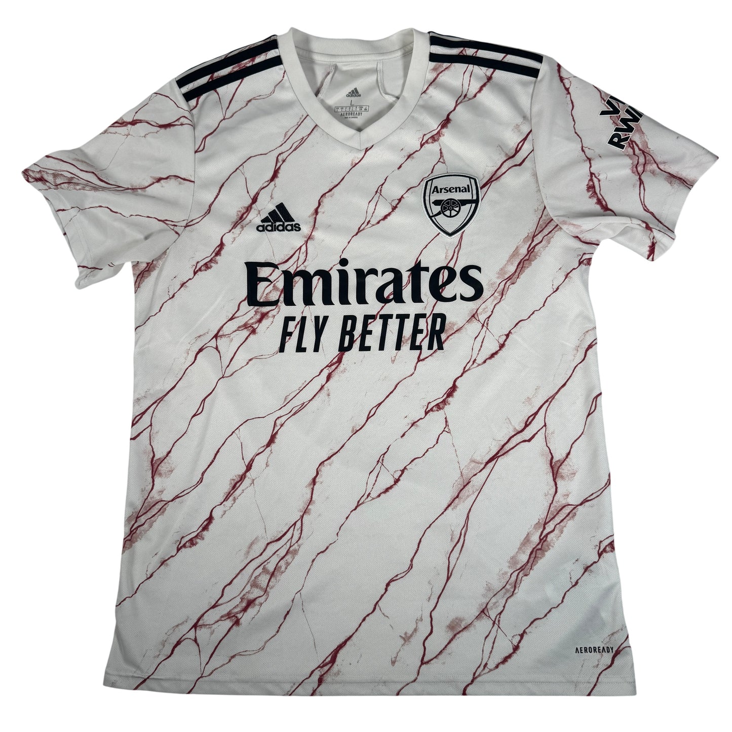 Arsenal 2020/2021 Away Football Shirt Large