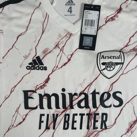 Size 4 Arsenal 2020/2021 Away Player Spec HEAT.RDY Football Shirt Small BNWT