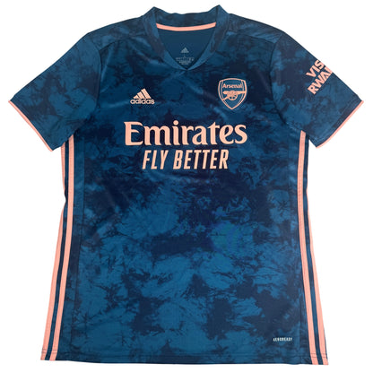 Front of Arsenal 2020/2021 third football shirt, size Large