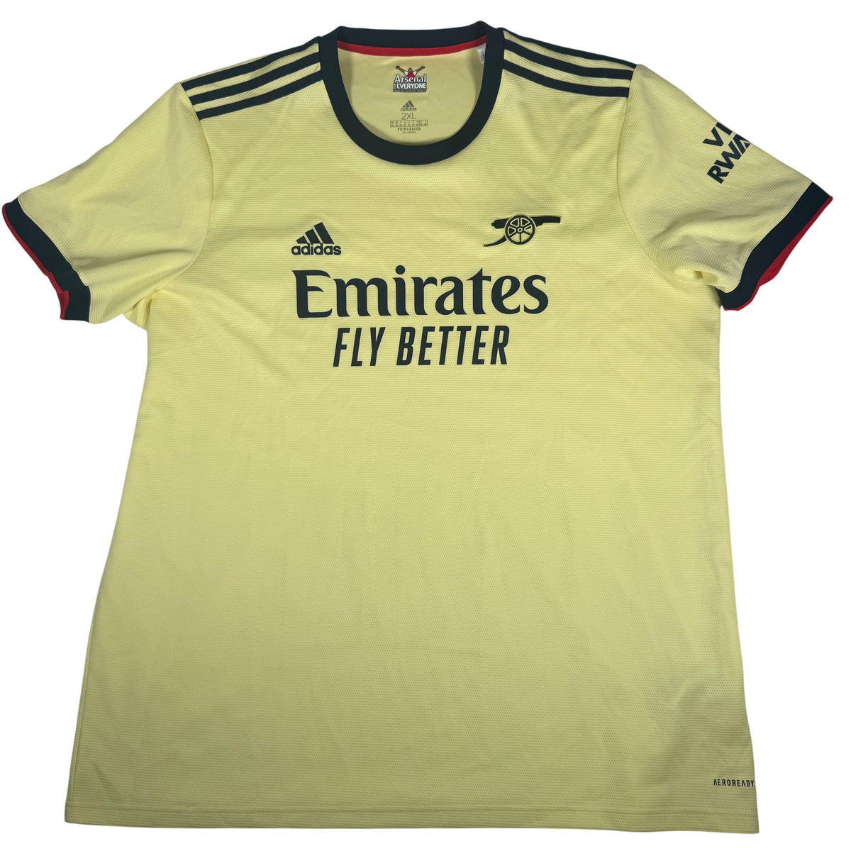 Arsenal 2021/2022 Away Football Shirt XXL