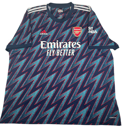 Arsenal 2021/2022 Third Football Shirt 3XL — full front view