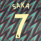 SAKA 7 Arsenal 2021/2022 Third Football Shirt Small – Football Shirt Kingdom