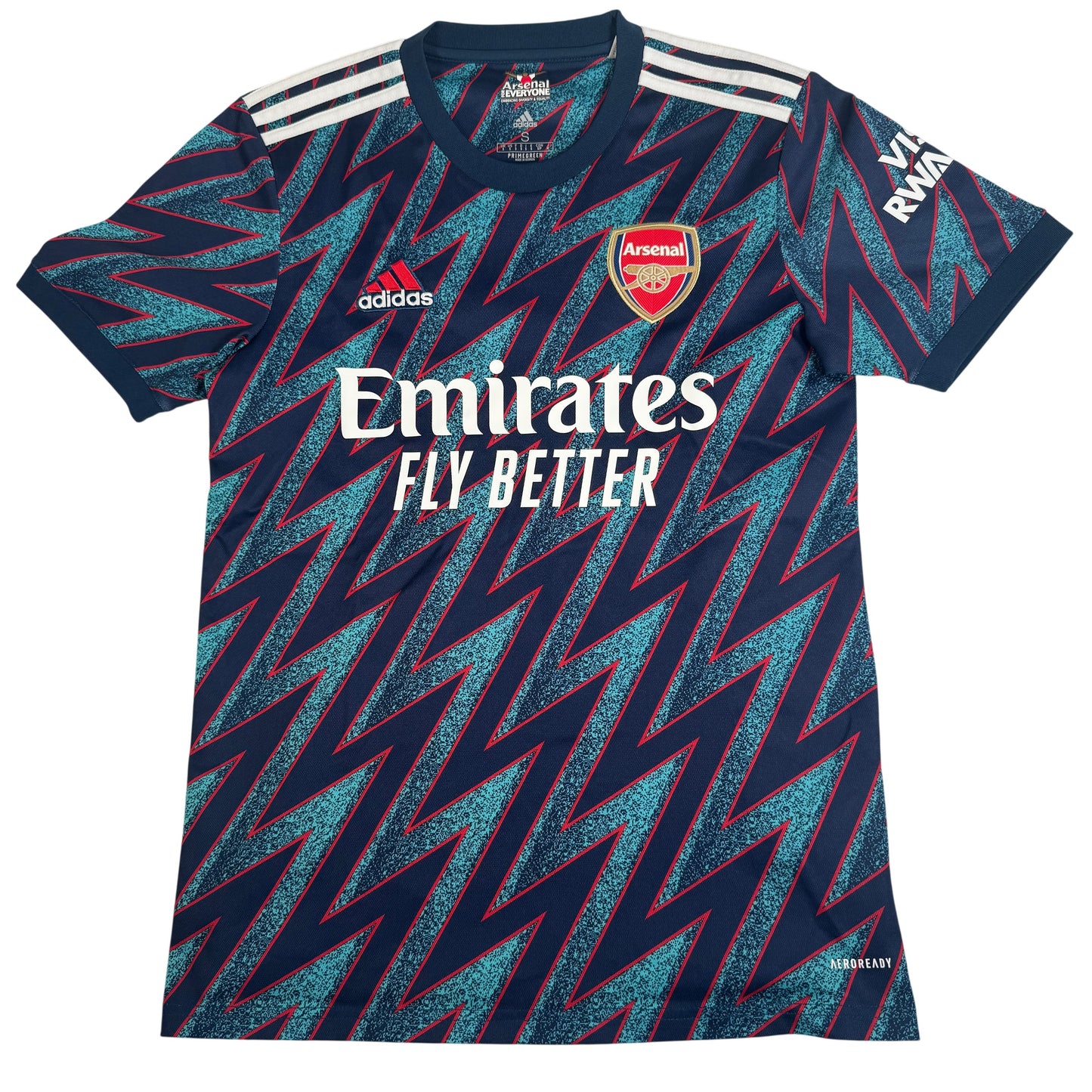 Arsenal 2021/2022 Third Football Shirt Small