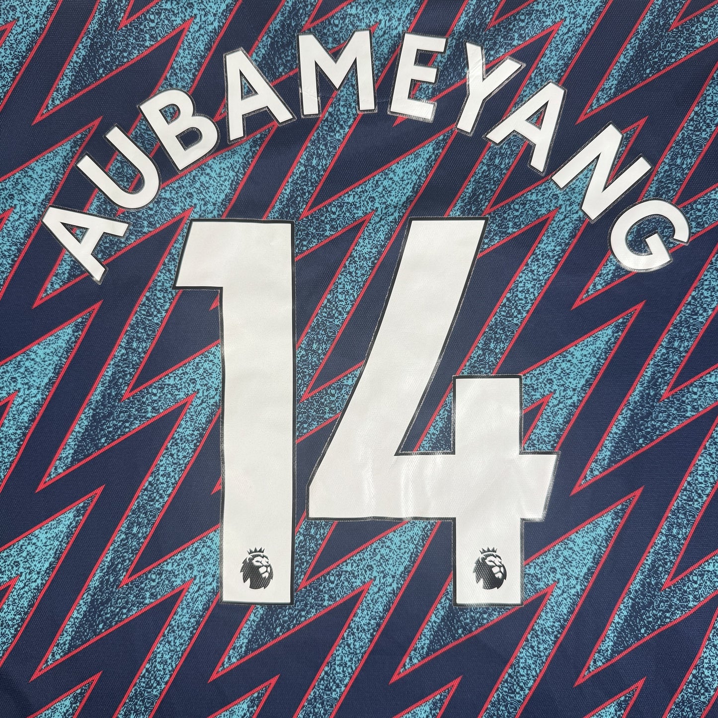 Aubameyang 14 Arsenal 2021/2022 Third Football Shirt XXL