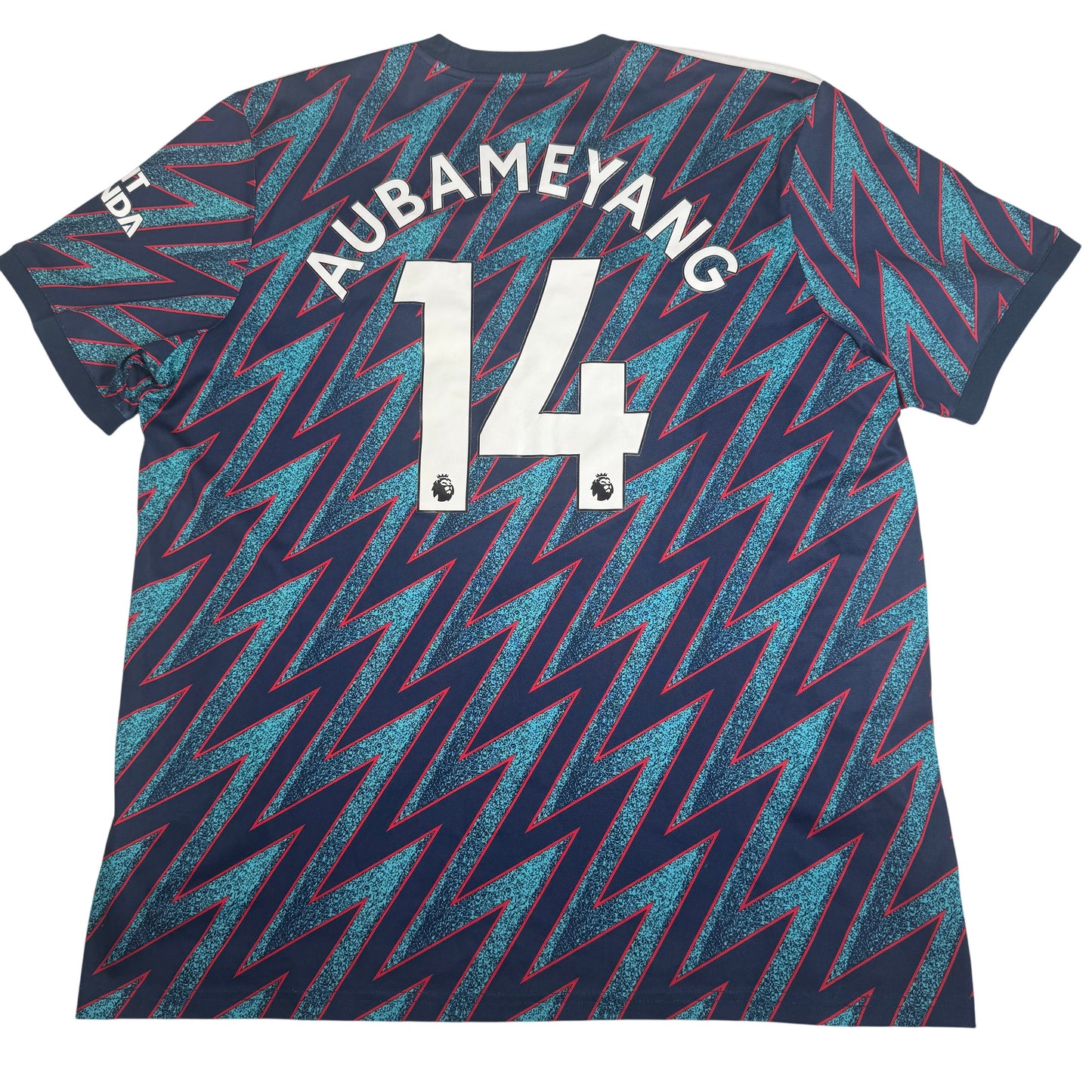 Aubameyang 14 Arsenal 2021/2022 Third Football Shirt XXL