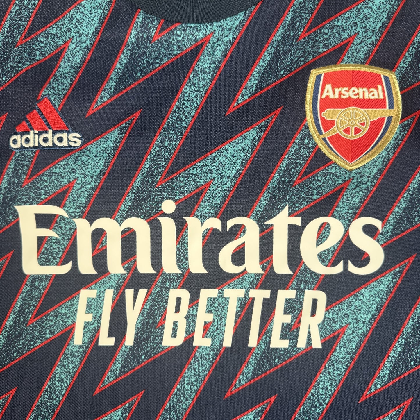 Aubameyang 14 Arsenal 2021/2022 Third Football Shirt XXL