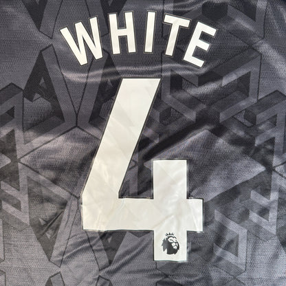 White 4 Arsenal 2022/2023 Away Football Shirt 3XL