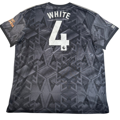 White 4 Arsenal 2022/2023 Away Football Shirt 3XL