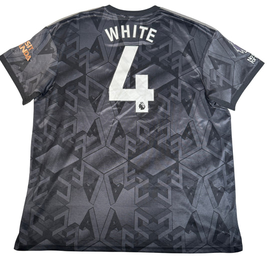 White 4 Arsenal 2022/2023 Away Football Shirt 3XL