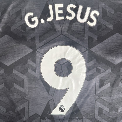 G.jesus 9 Arsenal 2022/2023 Away Football Shirt XL