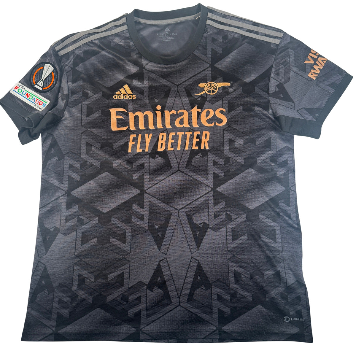 Front of Arsenal 2022/2023 away football shirt, size XL